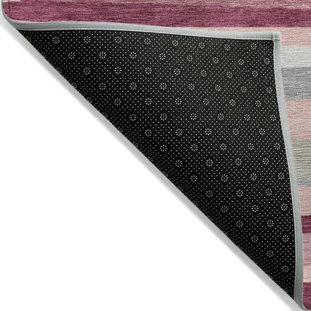 Liora Pink Washable Indoor-Outdoor Rug-Outdoor Rugs-LOOMLAN Rugs-LOOMLAN