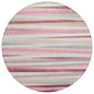 Liora Pink Washable Indoor-Outdoor Rug-Outdoor Rugs-LOOMLAN Rugs-8' x 8'-LOOMLAN