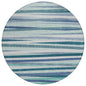 Liora Teal Washable Indoor-Outdoor Rug-Outdoor Rugs-LOOMLAN Rugs-8' x 8'-LOOMLAN