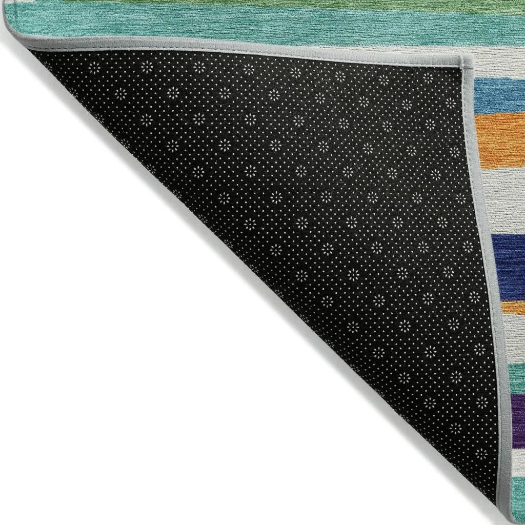 Liora White Washable Indoor-Outdoor Rug-Outdoor Rugs-LOOMLAN Rugs-LOOMLAN