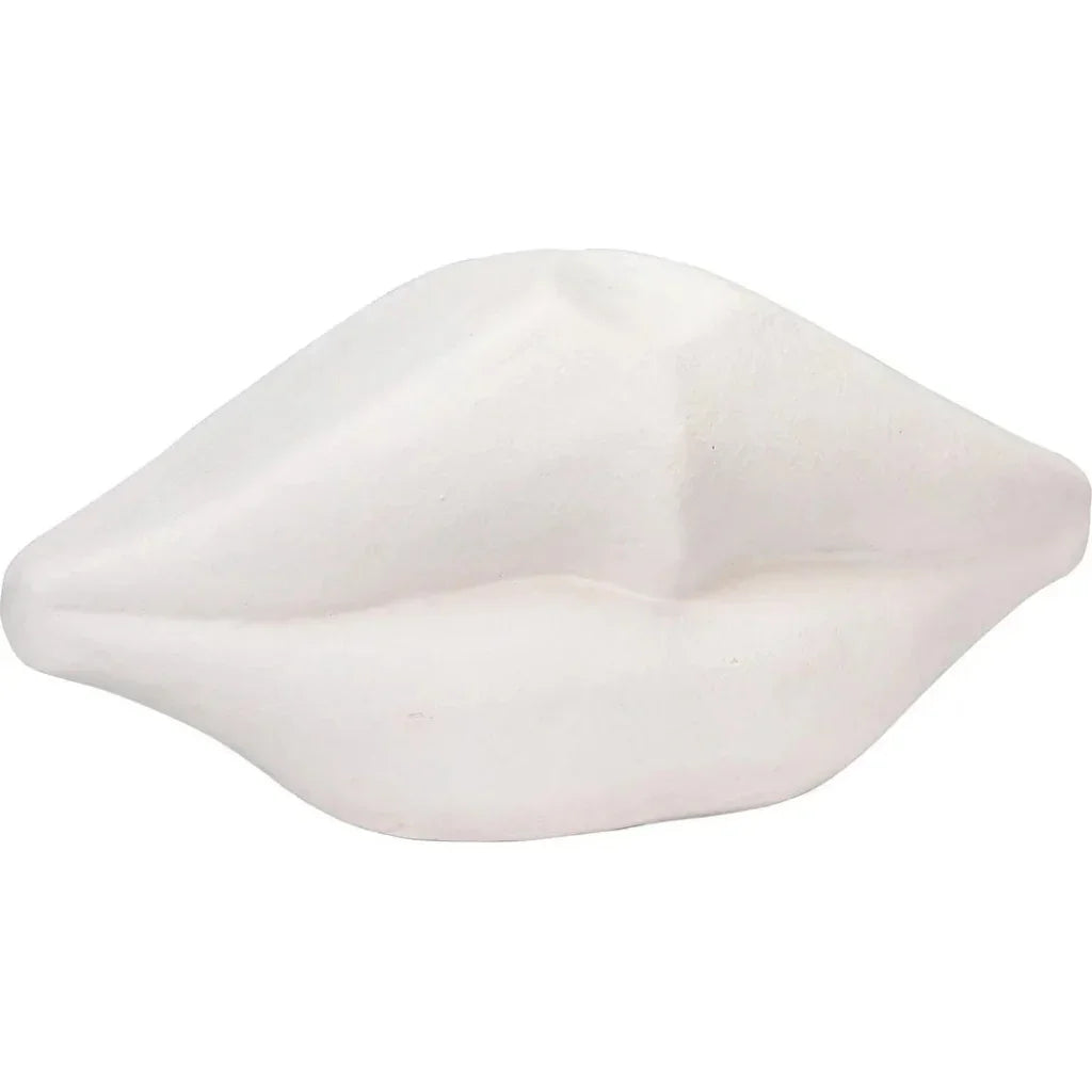 Lips White Fiber Cement Sculpture
