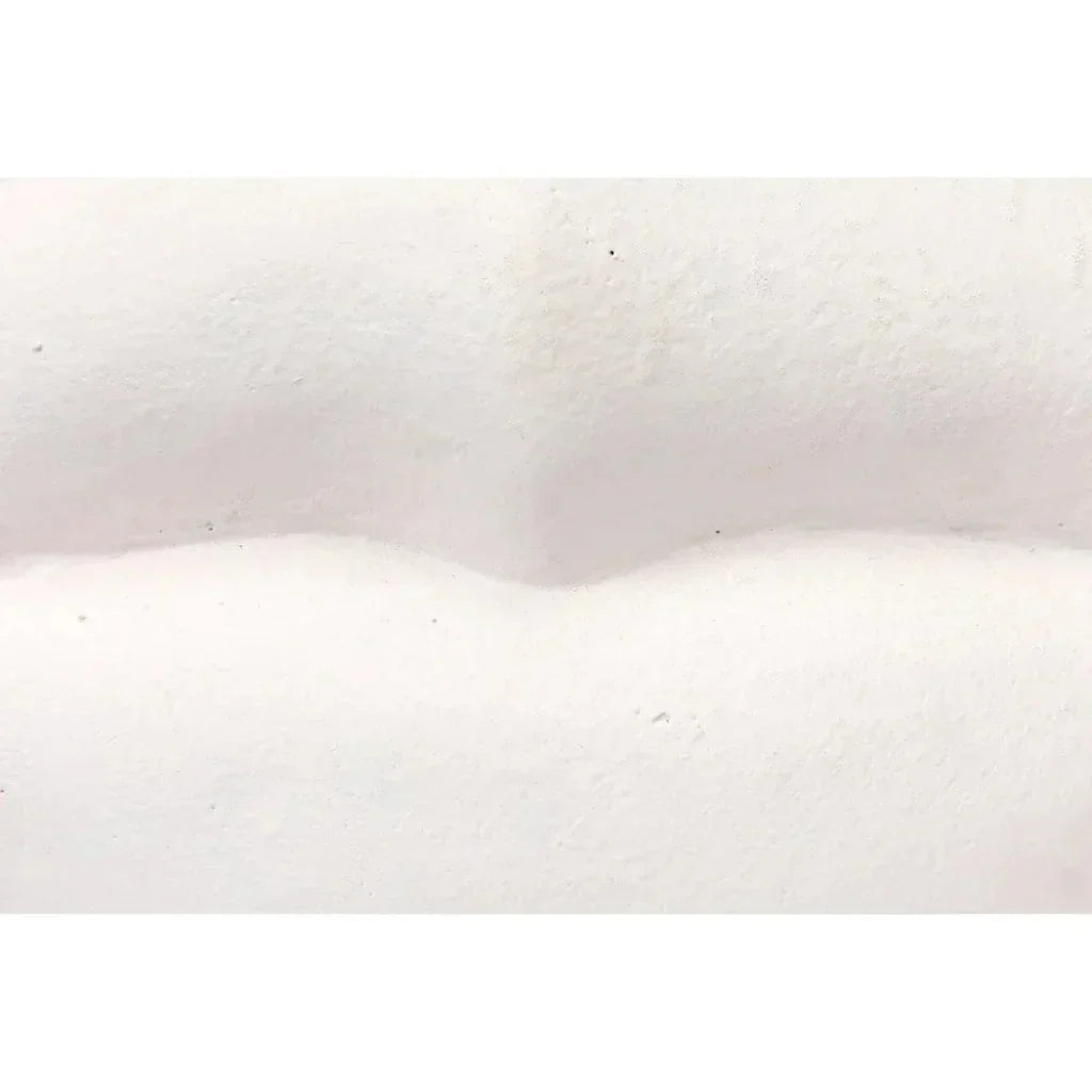 Lips White Fiber Cement Sculpture