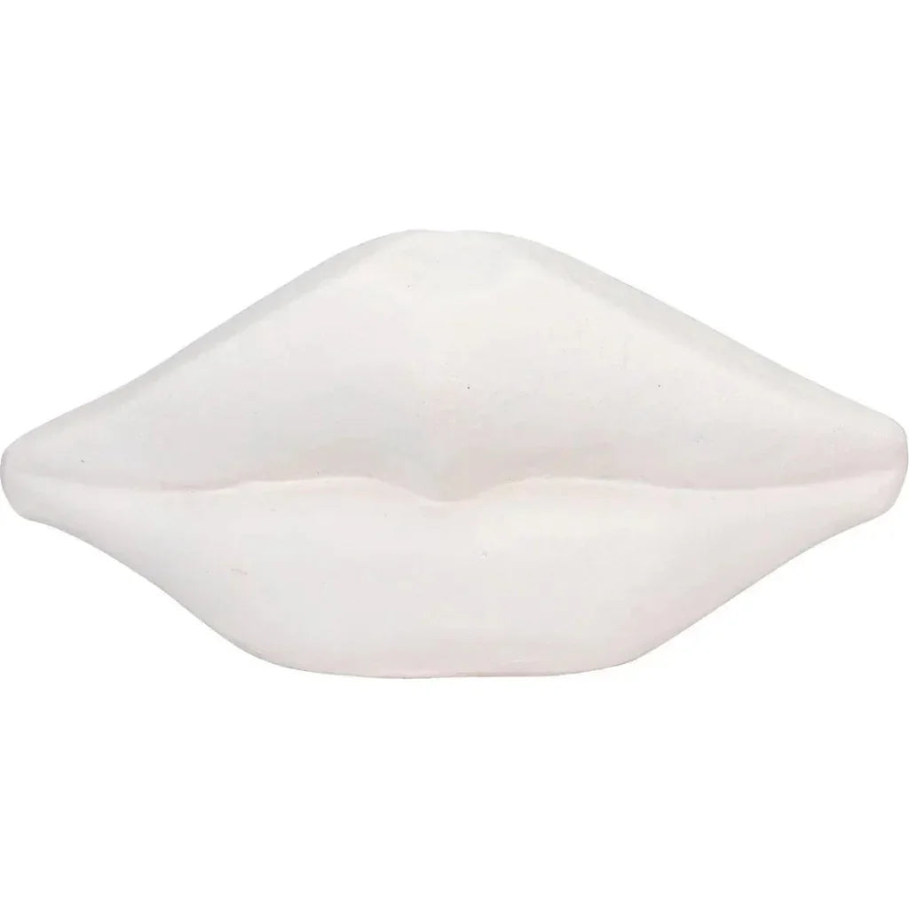 Lips White Fiber Cement Sculpture