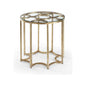 Lisette Metal Base Round Side Table - LOOMLAN - Chelsea House - Side Tables