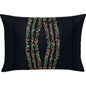 Lismore Midnight Handmade Outdoor Pillow-Outdoor Pillows-Earnest Collection-20"x13" Lumbar-LOOMLAN