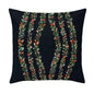 Lismore Midnight Handmade Outdoor Pillow-Outdoor Pillows-Earnest Collection-20" Square-LOOMLAN