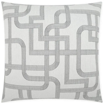 Lithgow White Throw Pillow With Insert - LOOMLAN - D.V. Kap - Throw Pillows