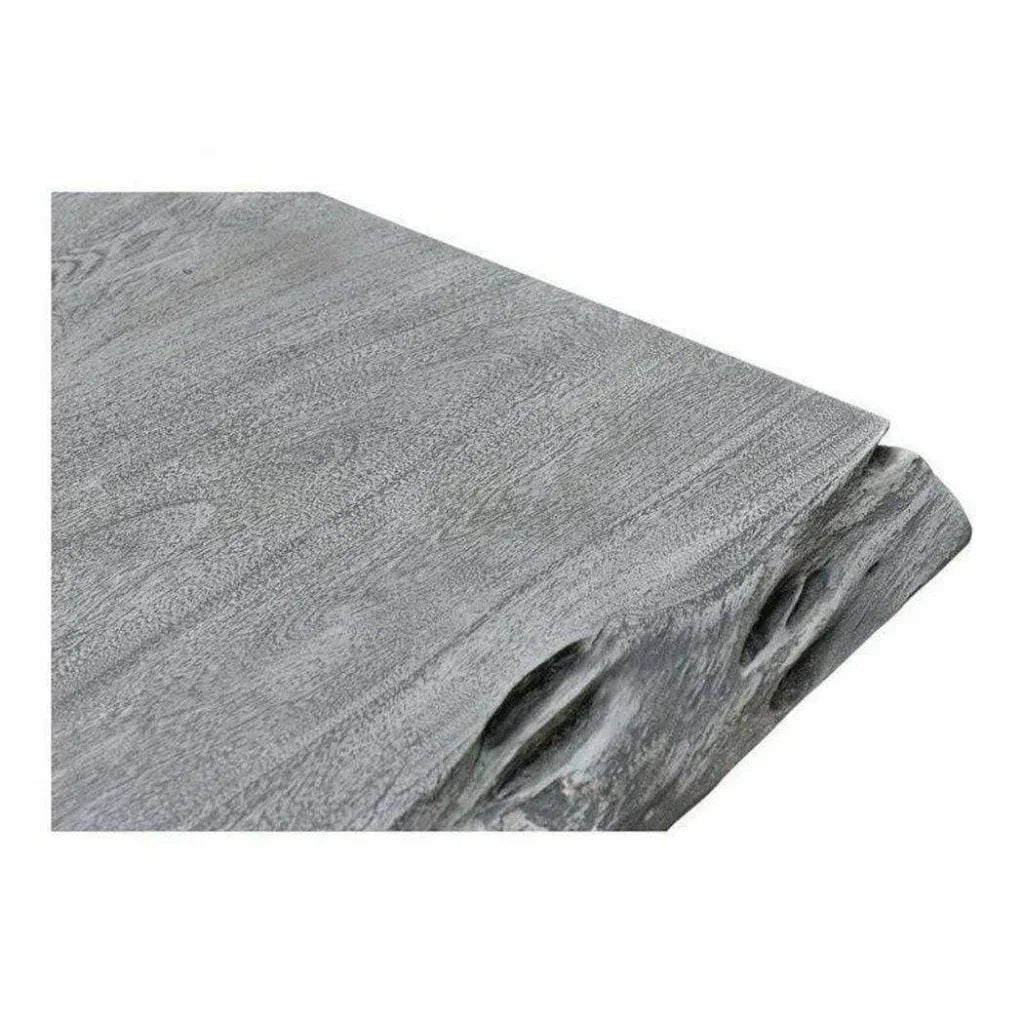 Live Edge Dining Table Iron Crisscross Seats 6-Dining Tables-Moe's Home-LOOMLAN