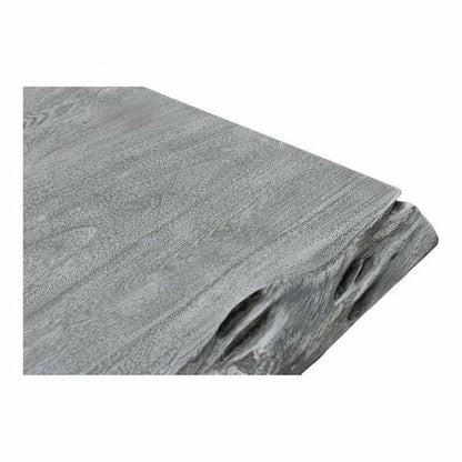 Live Edge Dining Table Iron Crisscross Seats 6-Dining Tables-Moe's Home-LOOMLAN