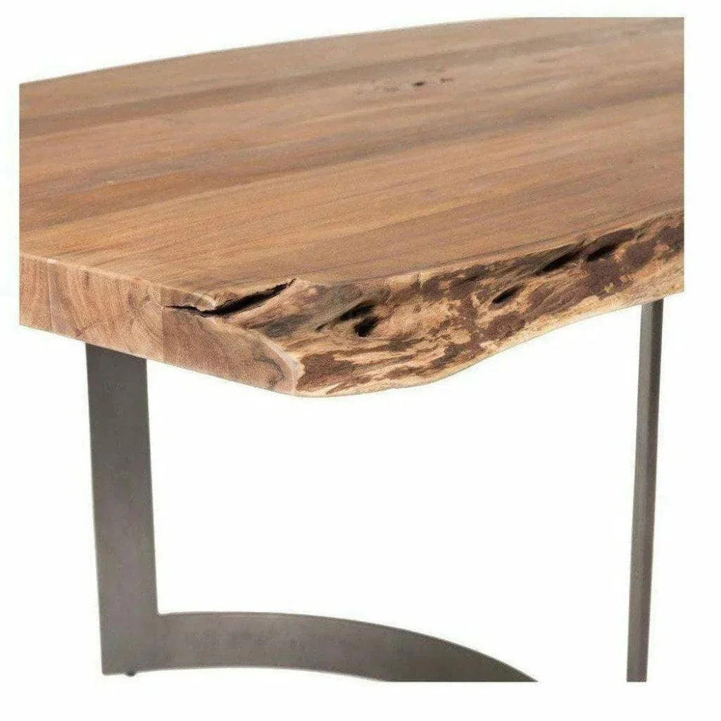 Live Edge Dining Table for 12 People-Dining Tables-Moe's Home-LOOMLAN