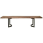 Live Edge Dining Table for 12 People-Dining Tables-Moe's Home-LOOMLAN