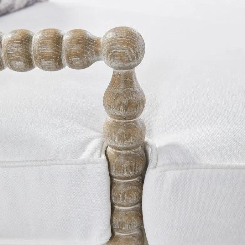 LiveSmart White Performance Chaise Lounge Living Room - LOOMLAN - Essentials For Living - Chaises