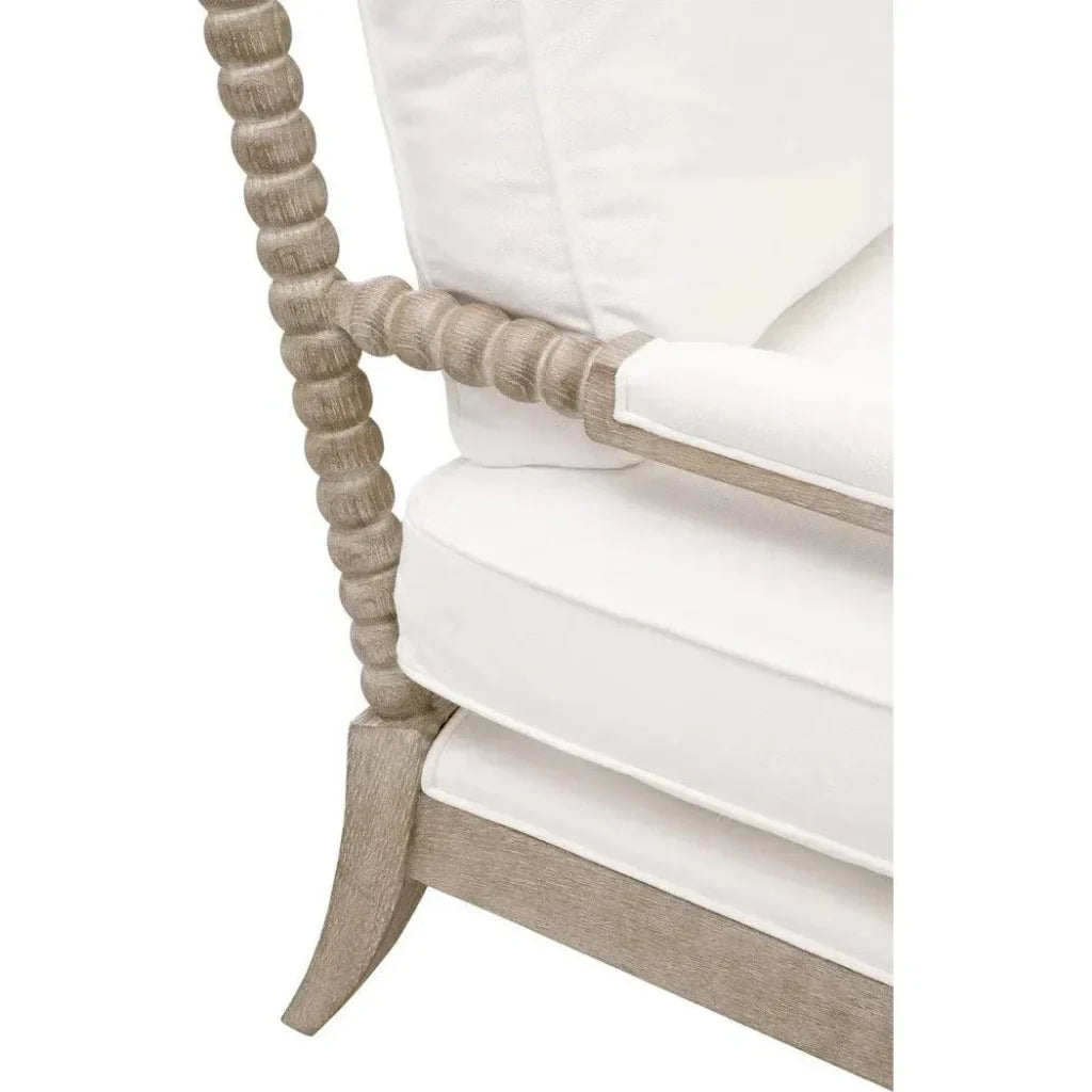 LiveSmart White Performance Chaise Lounge Living Room - LOOMLAN - Essentials For Living - Chaises