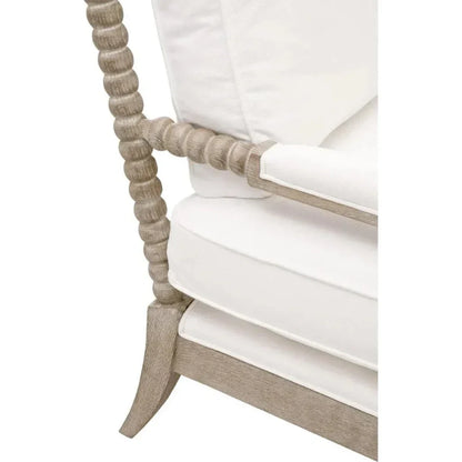 LiveSmart White Performance Chaise Lounge Living Room - LOOMLAN - Essentials For Living - Chaises