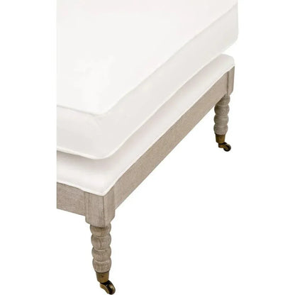 LiveSmart White Performance Chaise Lounge Living Room - LOOMLAN - Essentials For Living - Chaises