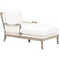 LiveSmart White Performance Chaise Lounge Living Room - LOOMLAN - Essentials For Living - Chaises