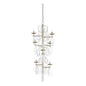 Liza Silver Leaf Vintage Inspired Chandelier - LOOMLAN - Wildwood - Chandeliers