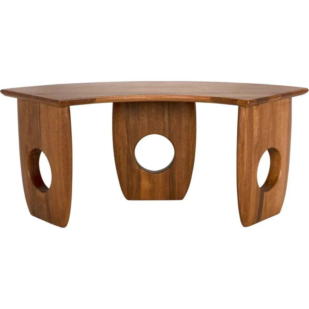 Lobster Desk, Walnut Curved Home Office Desk-Home Office Desks-Noir-LOOMLAN