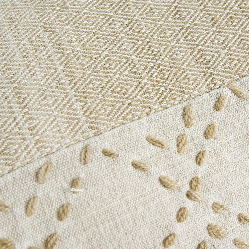 Lois Outdoor Throw Pillow With Tassels-Outdoor Pillows-LOOMLAN-LOOMLAN