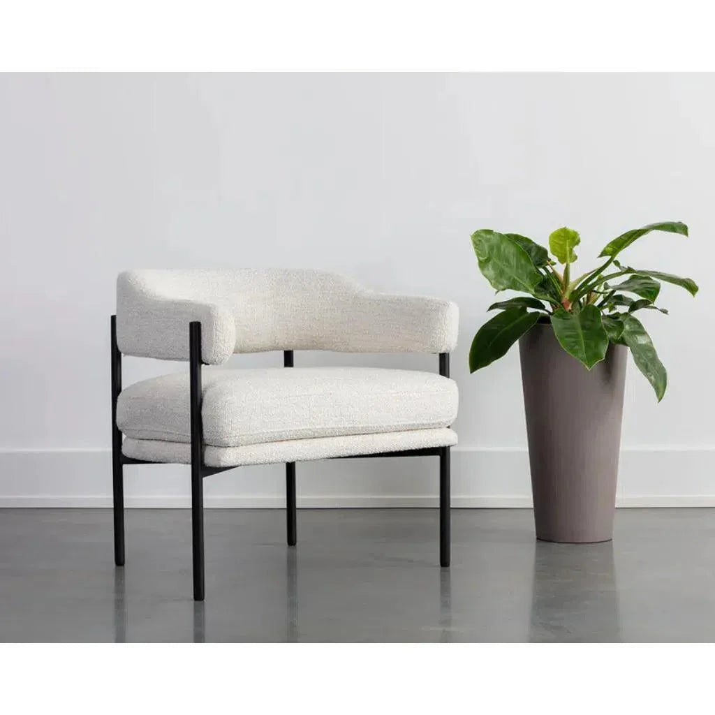 Lola Fabric Lounge Chair - LOOMLAN - SUNPAN - Accent Chairs