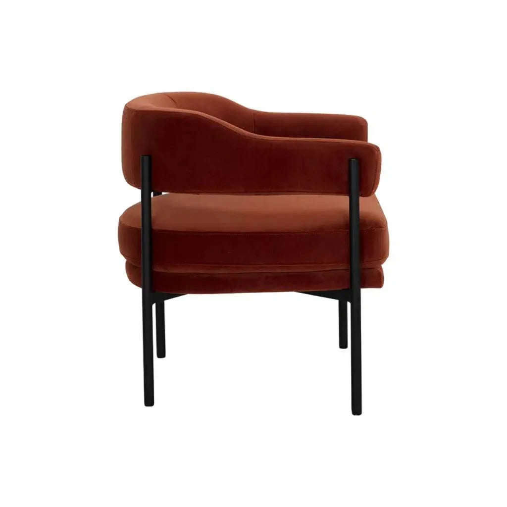 Lola Fabric Lounge Chair - LOOMLAN - SUNPAN - Accent Chairs