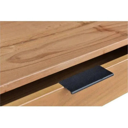 Lola Side Table Natural Contemporary - LOOMLAN - Moe's Home - Side Tables