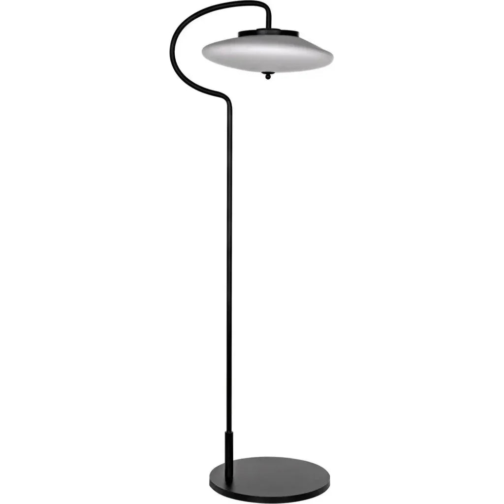 Lolibri Floor Lamp, Black Steel-Floor Lamps-Noir-LOOMLAN