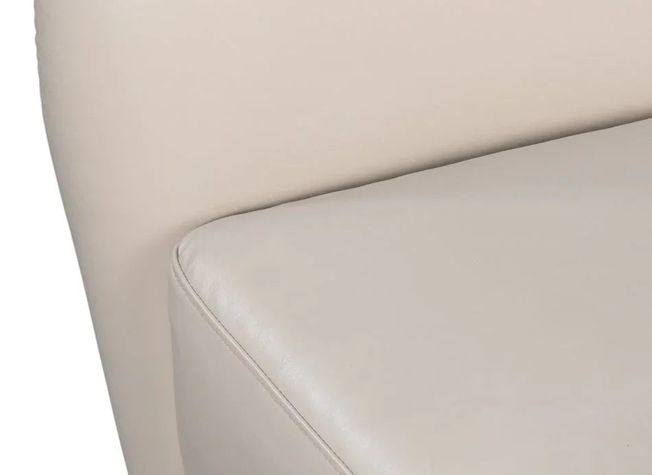 Lombard Leather Wing Chair - LOOMLAN - Sarreid - Club Chairs