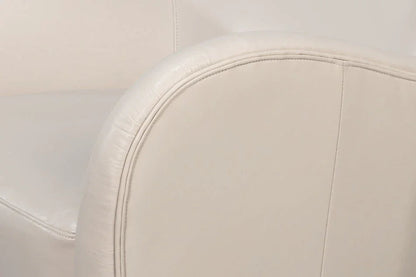 Lombard Leather Wing Chair - LOOMLAN - Sarreid - Club Chairs