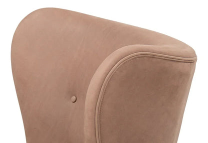 Lombard Wing Leather Chair - LOOMLAN - Sarreid - Club Chairs