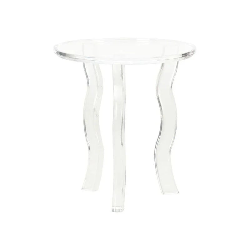 London Acrylic Made Clear Side Table - LOOMLAN - Chelsea House - Side Tables