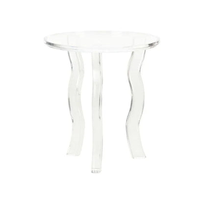 London Acrylic Made Clear Side Table - LOOMLAN - Chelsea House - Side Tables