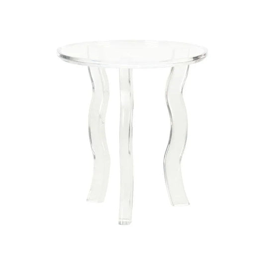 London Acrylic Made Clear Side Table - LOOMLAN - Chelsea House - Side Tables
