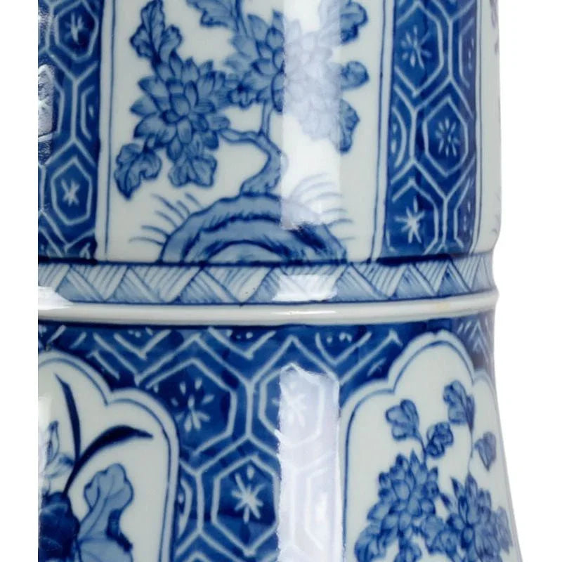 London Hand Painted Ceramic Gold Accents Table Lamp - LOOMLAN - Chelsea House - Table Lamps