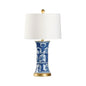 London Hand Painted Ceramic Gold Accents Table Lamp - LOOMLAN - Chelsea House - Table Lamps