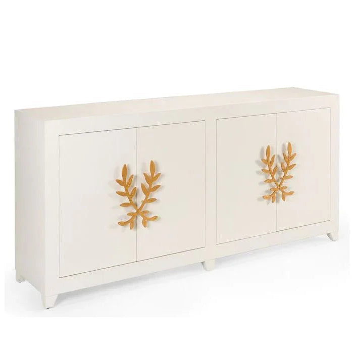 Longleaf Four Door Wooden Cabinet - LOOMLAN - Chelsea House - Accent Cabinets