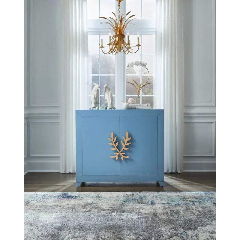 Longleaf Two door Wooden Cabinet - LOOMLAN - Chelsea House - Accent Cabinets