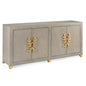 Longleaf Weathered Gray Finish Console Cabinet - LOOMLAN - Chelsea House - Accent Cabinets