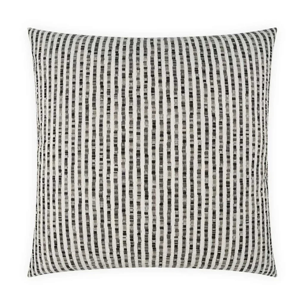 Lonny Hamdmade Outdoor Pillow-Outdoor Pillows-D.V. Kap-Square-Charcoal-LOOMLAN