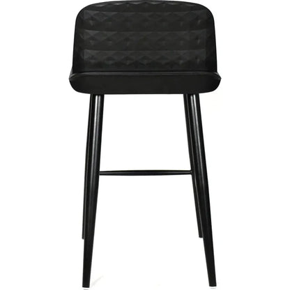 Looey Contemporary Black Counter Stool - LOOMLAN - Moe's Home - Counter Stools
