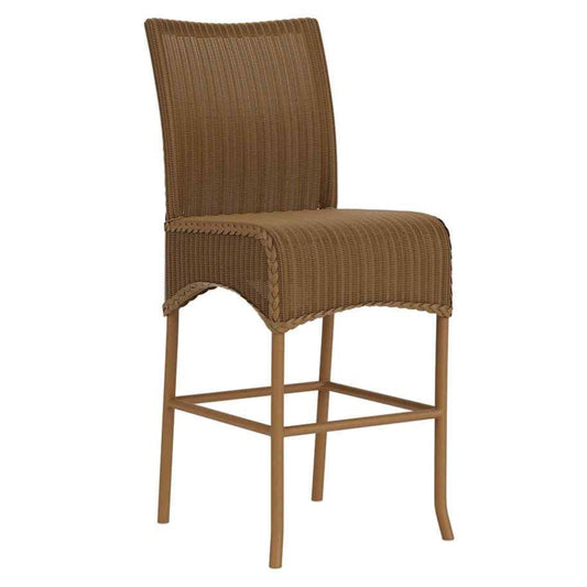 Loom Aluminum Frame Outdoor Bar Stool-Outdoor Bar Stools-Lloyd Flanders-LOOMLAN