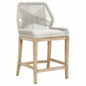 Loom Counter Stool Taupe & White Rope & Wood - LOOMLAN - Essentials For Living - Counter Stools