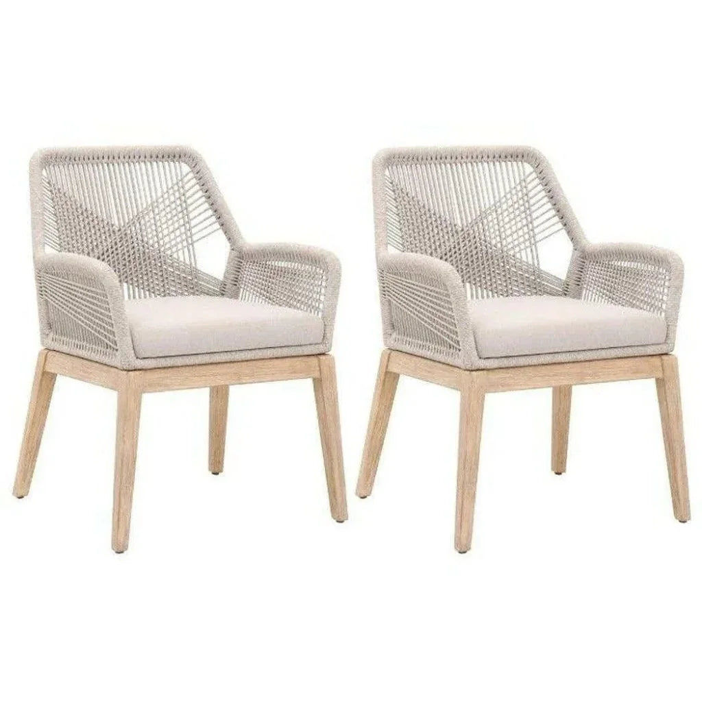 Loom Fabric Dining Chair 2PC - LOOMLAN - Essentials For Living - Dining Chairs