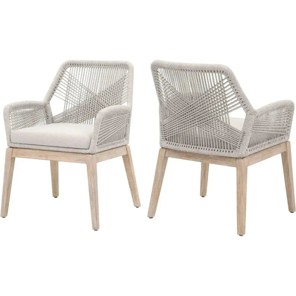 Loom Fabric Dining Chair 2PC - LOOMLAN - Essentials For Living - Dining Chairs