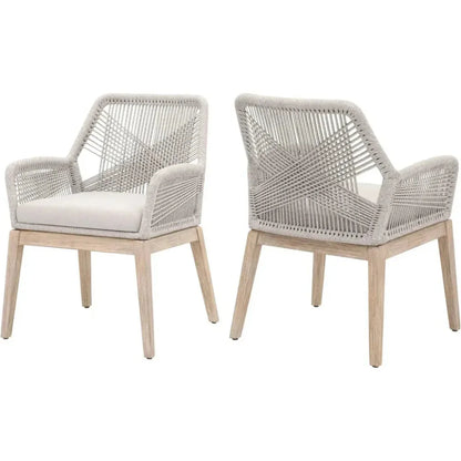 Loom Fabric Dining Chair 2PC - LOOMLAN - Essentials For Living - Dining Chairs