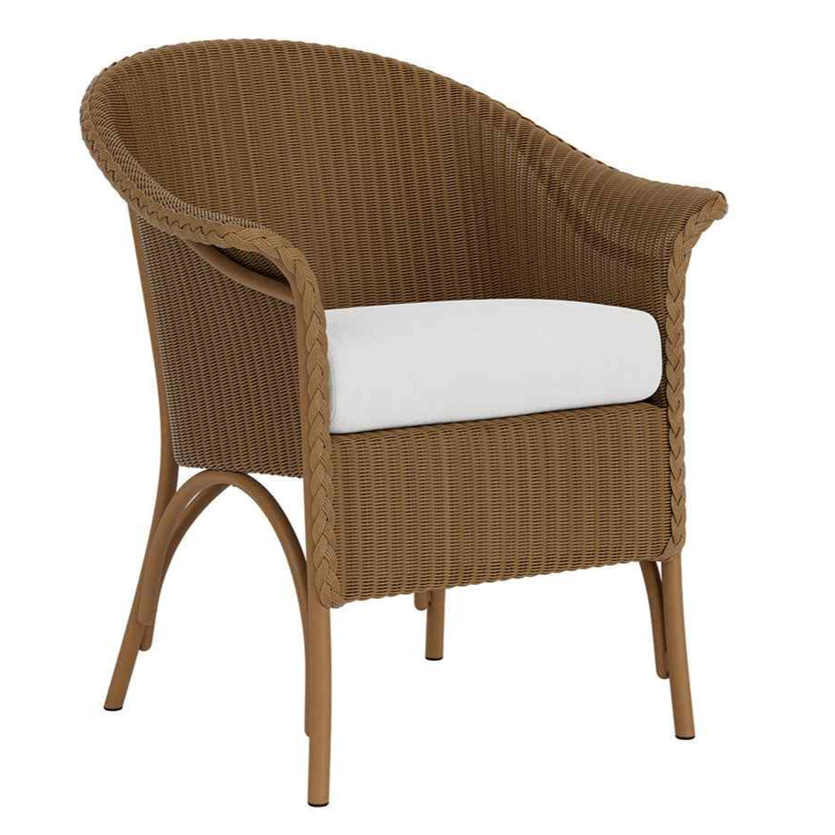 Loom Handcrafted Outdoor Dining Armchair-Outdoor Dining Chairs-Lloyd Flanders-LOOMLAN