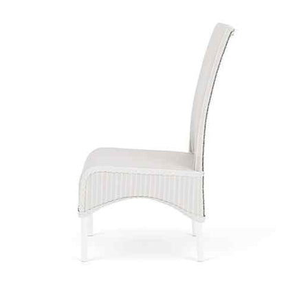Loom High Back Armless Outdoor Dining Chair-Outdoor Dining Chairs-Lloyd Flanders-LOOMLAN