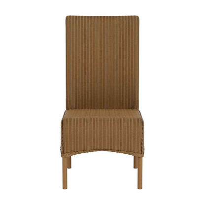 Loom High Back Armless Outdoor Dining Chair-Outdoor Dining Chairs-Lloyd Flanders-LOOMLAN