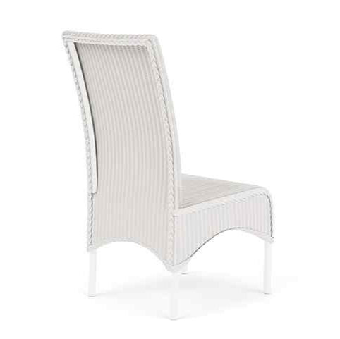 Loom High Back Armless Outdoor Dining Chair-Outdoor Dining Chairs-Lloyd Flanders-LOOMLAN