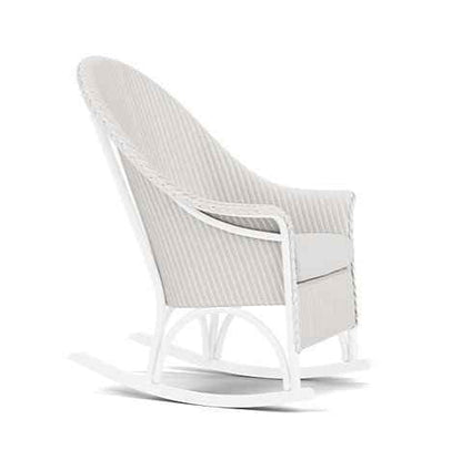 Loom High Back Porch Outdoor Rocker-Outdoor Accent Chairs-Lloyd Flanders-LOOMLAN